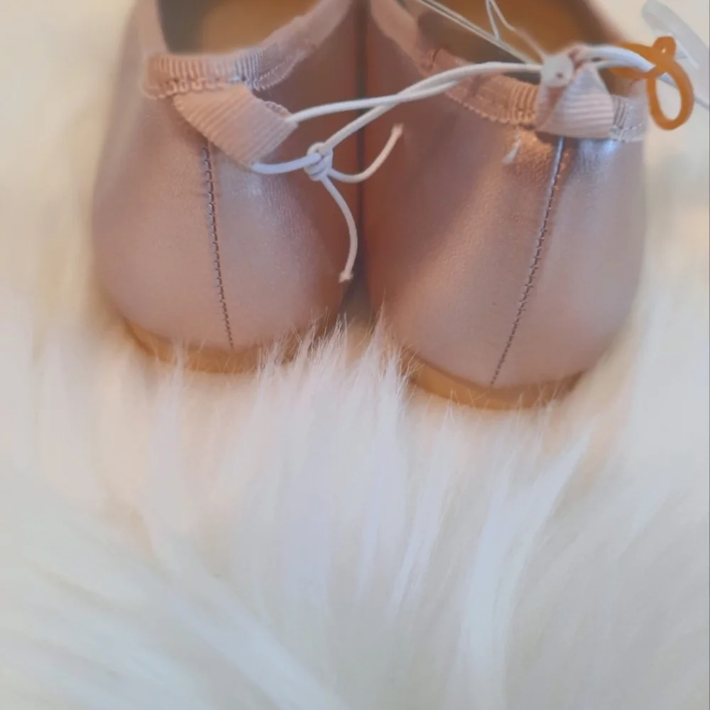 Blush Ballet Flat Shoe Slipper Girls Size 3